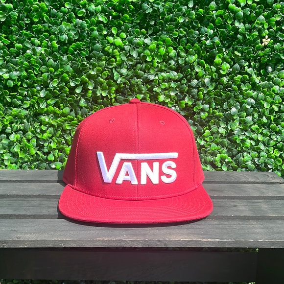 VANS Snapback Hat ❤️ Red ❤️ NWT ❤️ - Picture 1 of 5